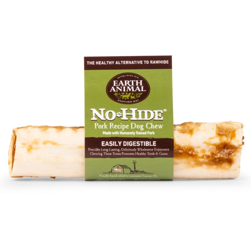 Earth Animal Pork No-Hide Wholesome Chews Medium 7 Dog Treats