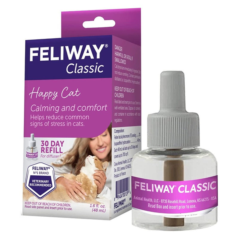 FELIWAY Classic Cat Calming Pheromone, 30 Day Refill – 1 Pack