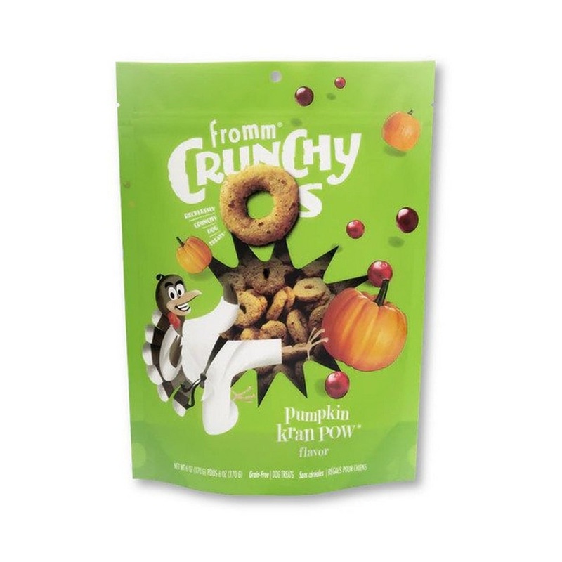 Fromm Crunchy O’S Pumpkin Kran POW With Turkey Dog Treats 6oz