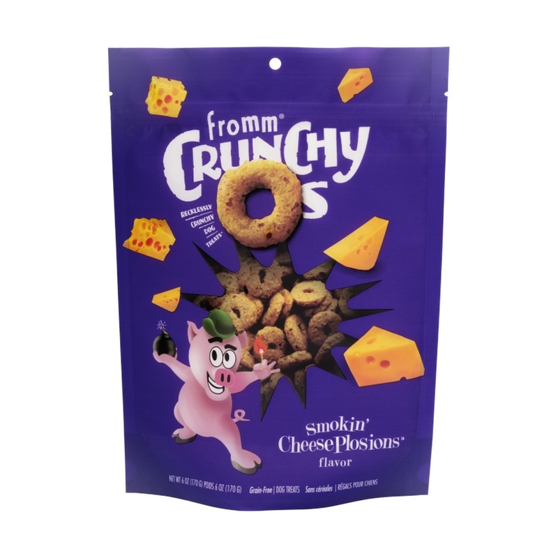 Fromm Crunchy O’S Smokin CheesePlosions With Veggies Dog Treats 6oz