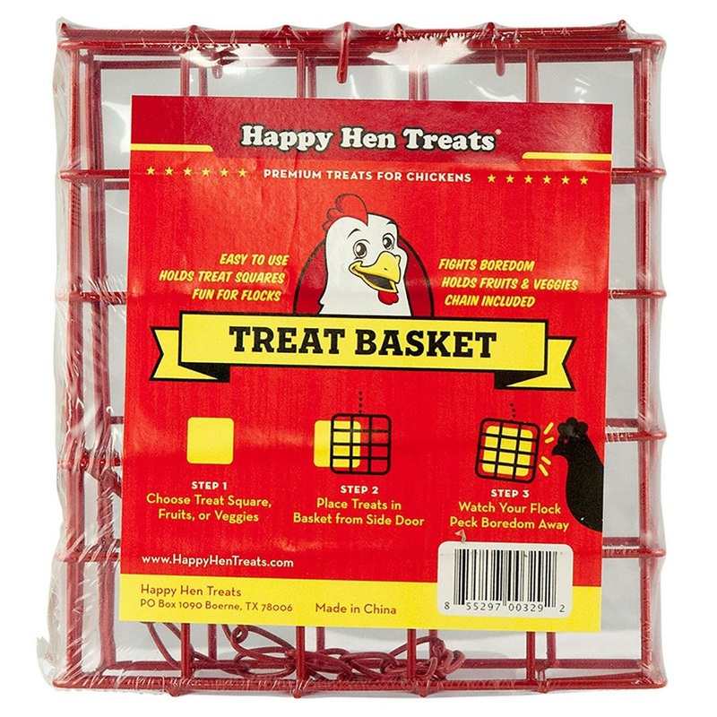 Happy Hen Treats Square Basket for Chicken Treats 5