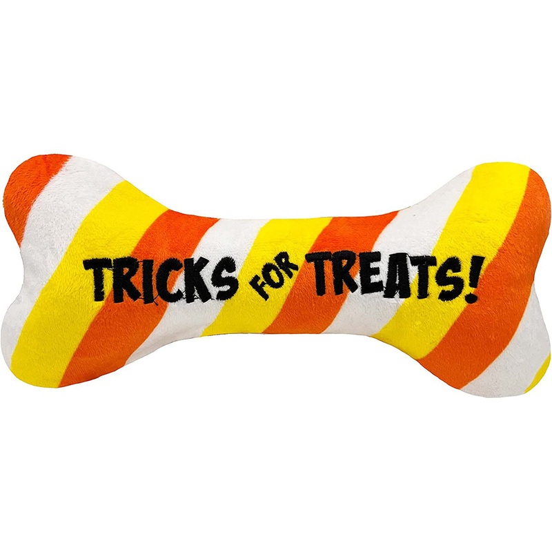 Huxley & Kent Lulubelles Tricks for Treats Bone Squeaker Dog Toy