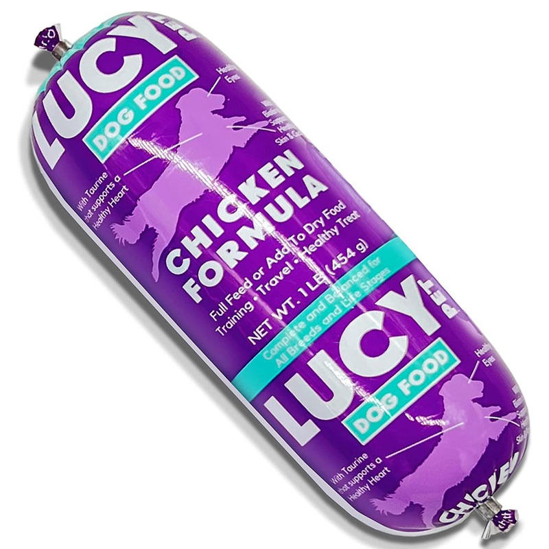 Lucy Pet Products Chicken Formula Roll Wet Dog Food 1lb