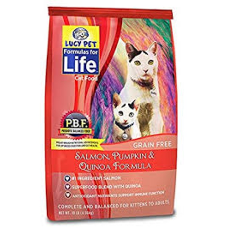 Lucy Pet Salmon Pumpkin & Quinoa Dry Cat Food 4lb