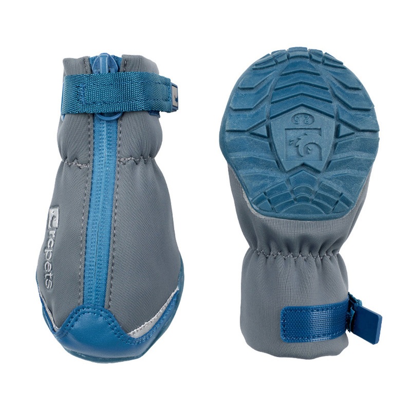 RC Pets Arctic Boot Dark Grey Arctic Blue XL 3 Back Paw 3.25 Front Paw