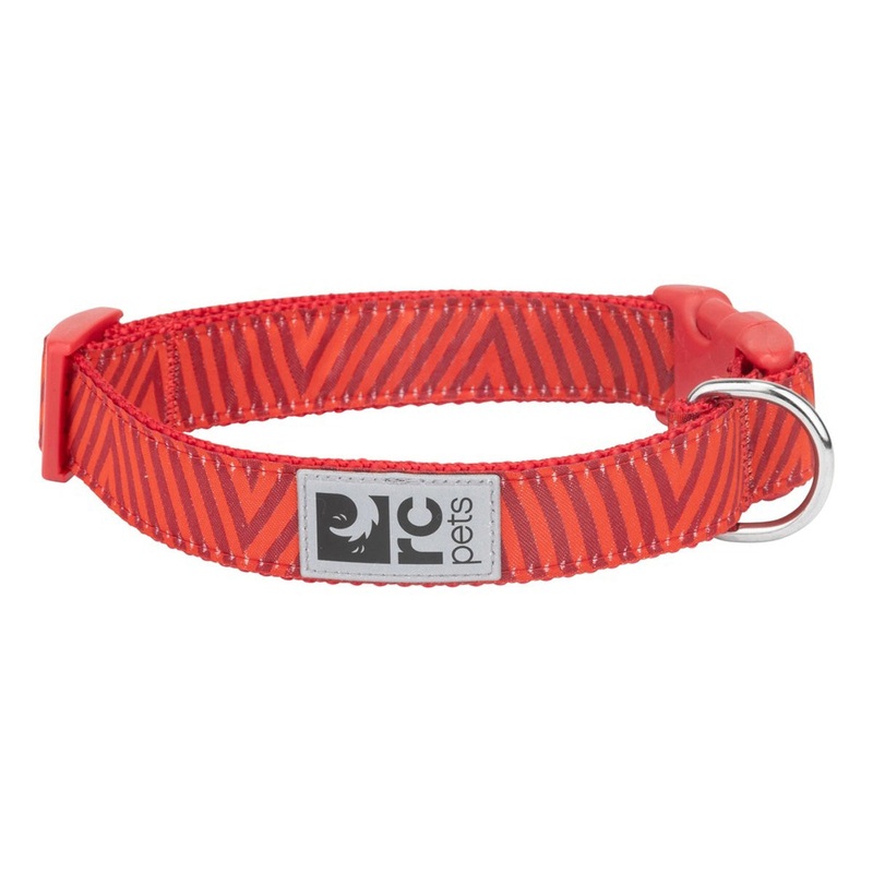 RC Pets Clip Dog Collar Goji Chevron Medium 1 Width 12-20 Neck
