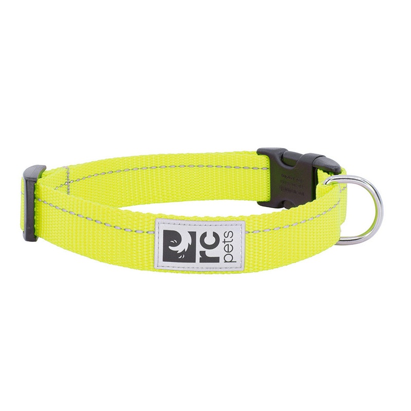 RC Pets Clip Dog Collar Tennis Medium 1 Width 12-20 Neck