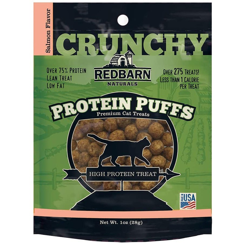 Redbarn Protein Puffs Salmon Flavor Cat Treats 1oz