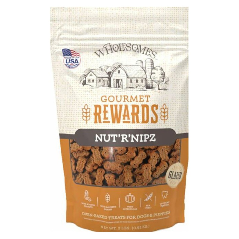 Wholesomes Gourmet Rewards Nut’R’Nipz Dog Treats 2lb