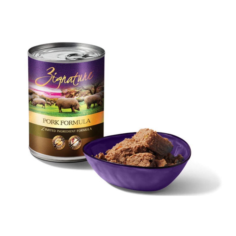 Zignature  Wet Dog Food – Pork – 13oz