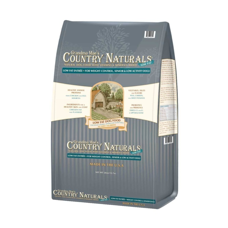 Grandma Mae’s Country Naturals Senior Low Fat Dry Dog Food, 4 Lb