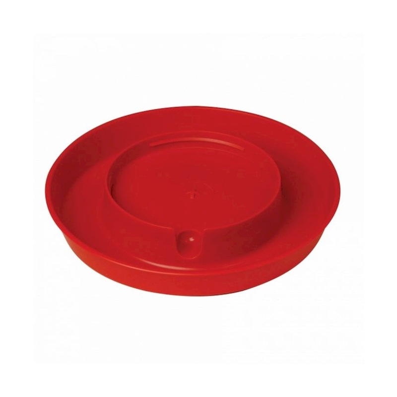 Little Giant 1-Gallon Screw-On Poultry Waterer Base – 750 Red