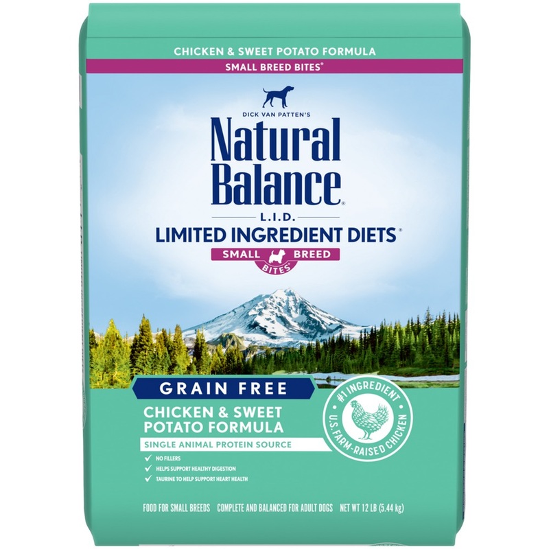 Natural Balance LID Limited Ingredient Diet Small Breed Dry Dog Food – Chicken & Sweet Potato – 4lb