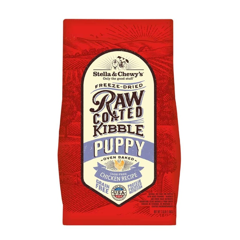 Stella & Chewy’s Cage-Free Chicken Raw Coated Kibble Puppy Dry Dog Food 3.5lb