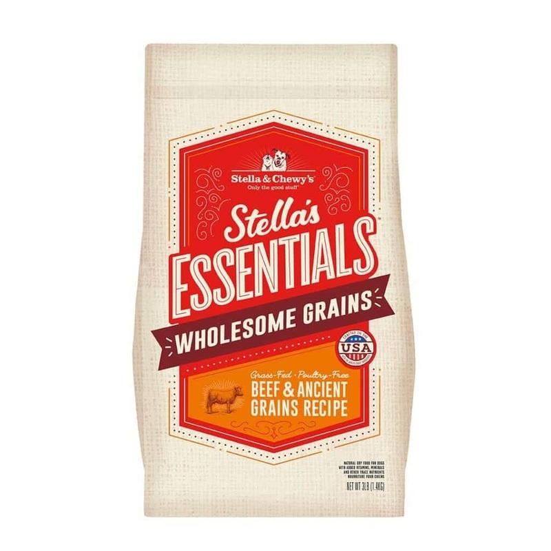 Stella & Chewy’s Stella’s Essentials Grass-Fed Beef & Ancient Grains Recipe Dry Dog Food 3lb