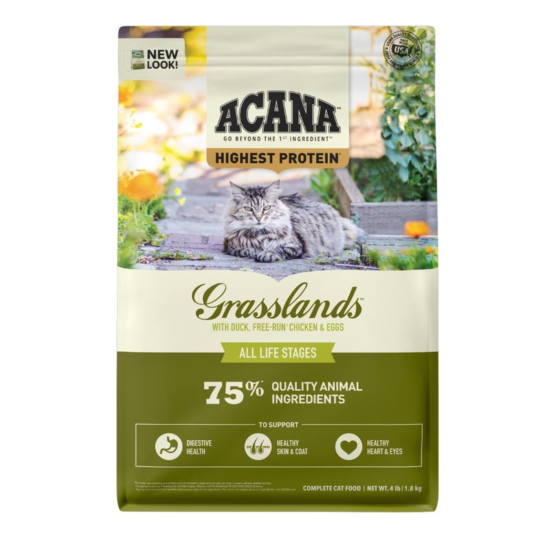 Acana Regionals Grasslands Lamb Trout & Gamebird Dry Cat Food 4lb