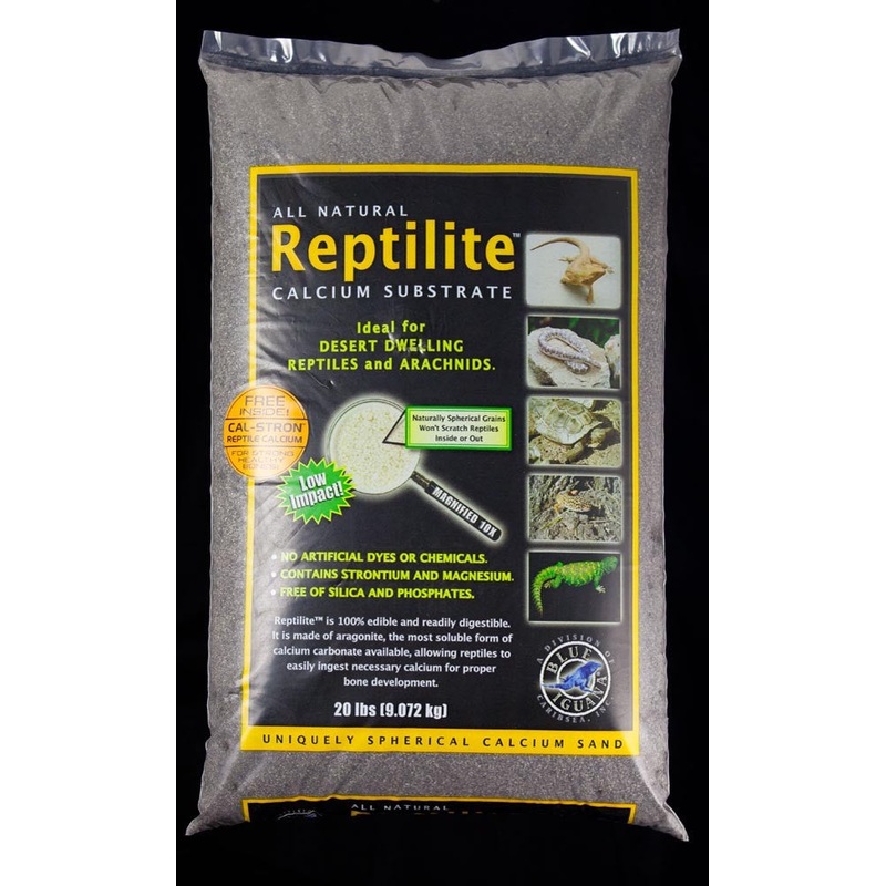 CaribSea All Natural Reptile Calcium Substrate Smokey Sands 20lb
