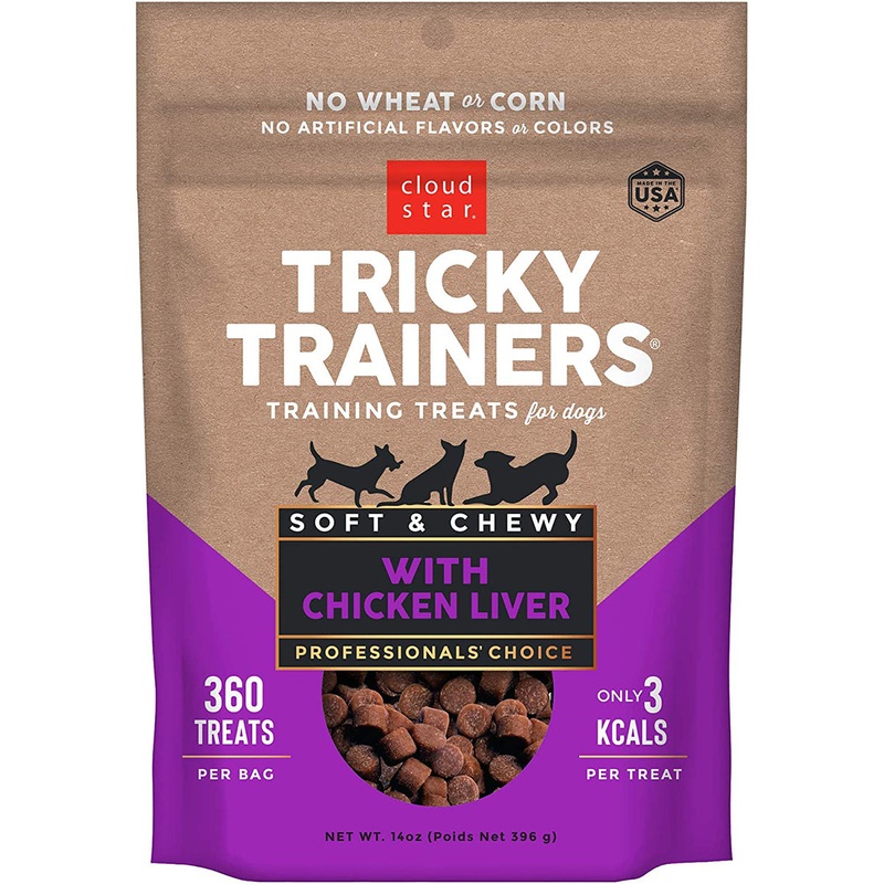 Cloud Star Tricky Trainers Chewy Liver Formula Dog Treats 14oz