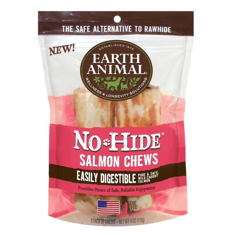 Earth Animal Salmon 4 Chews 2 Pack