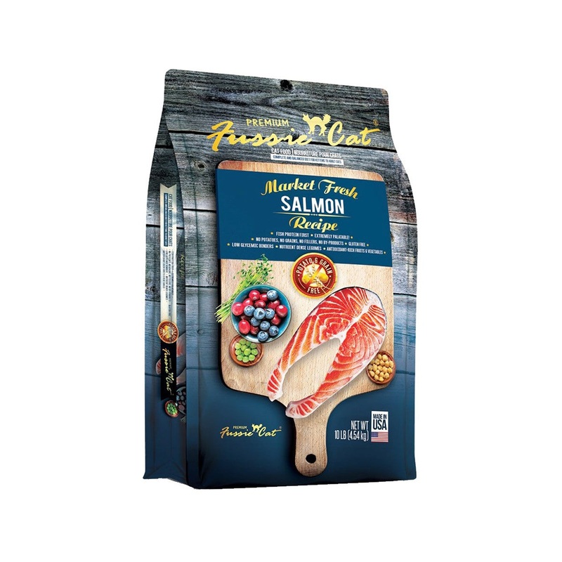 Fussie Cat Salmon Dry Cat Food 4lb