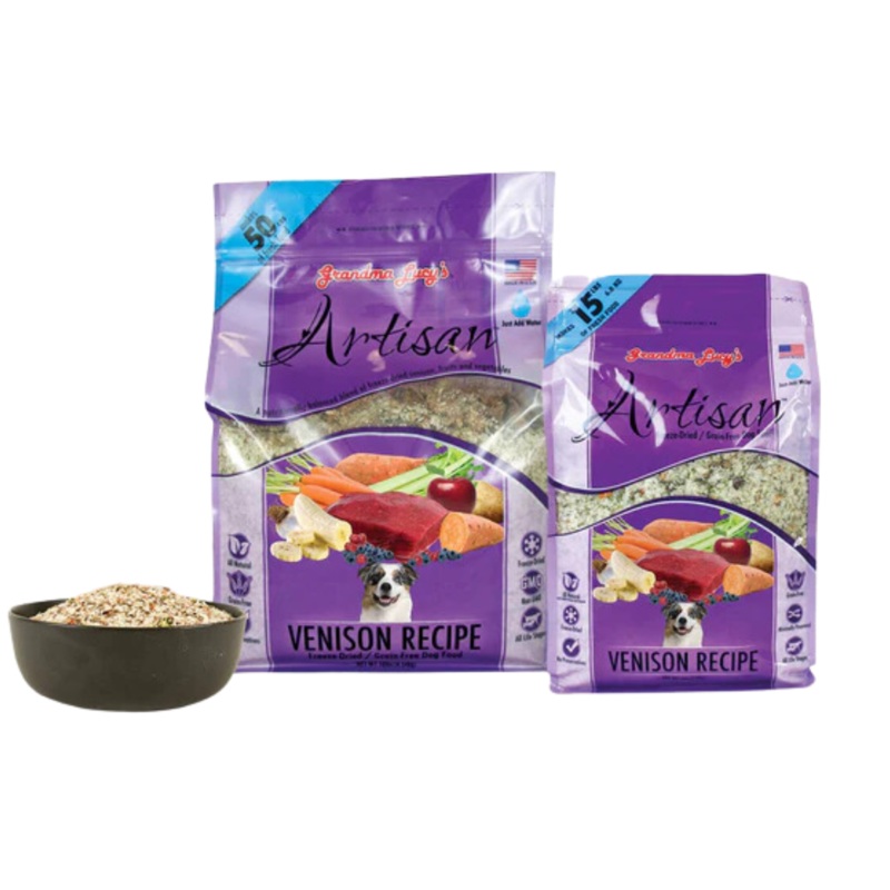 Grandma Lucy’s Artisan Venison Dry Dog Food 10lb