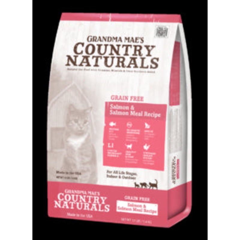 Grandma Mae’s Salmon Grain Free Country Naturals Dry Cat Food 12lb