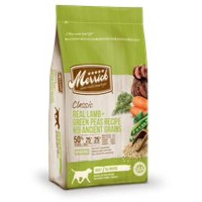 Merrick Lamb & Green Pea with Ancient Grains Dry Dog Food 25lb
