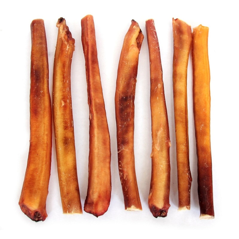 The Natural Dog Company Jumbo Bully Sticks 12 Odor Free Dog Treats Each