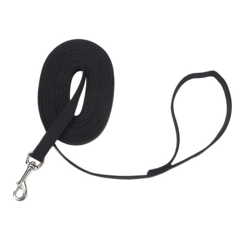 Train Right! Cotton Web Dog Training Leash 30’x5/8