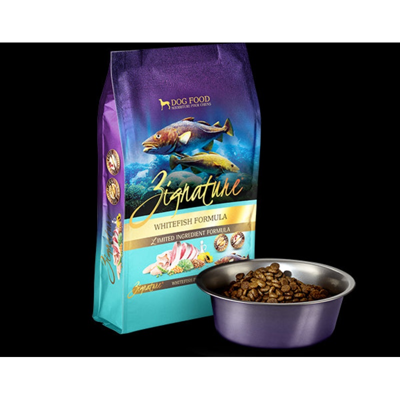 Zignature Dry Dog Food – Whitefish – 4lb Bag