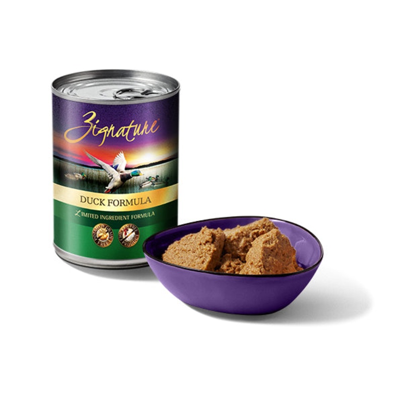Zignature Wet Dog Food – Duck – 13oz