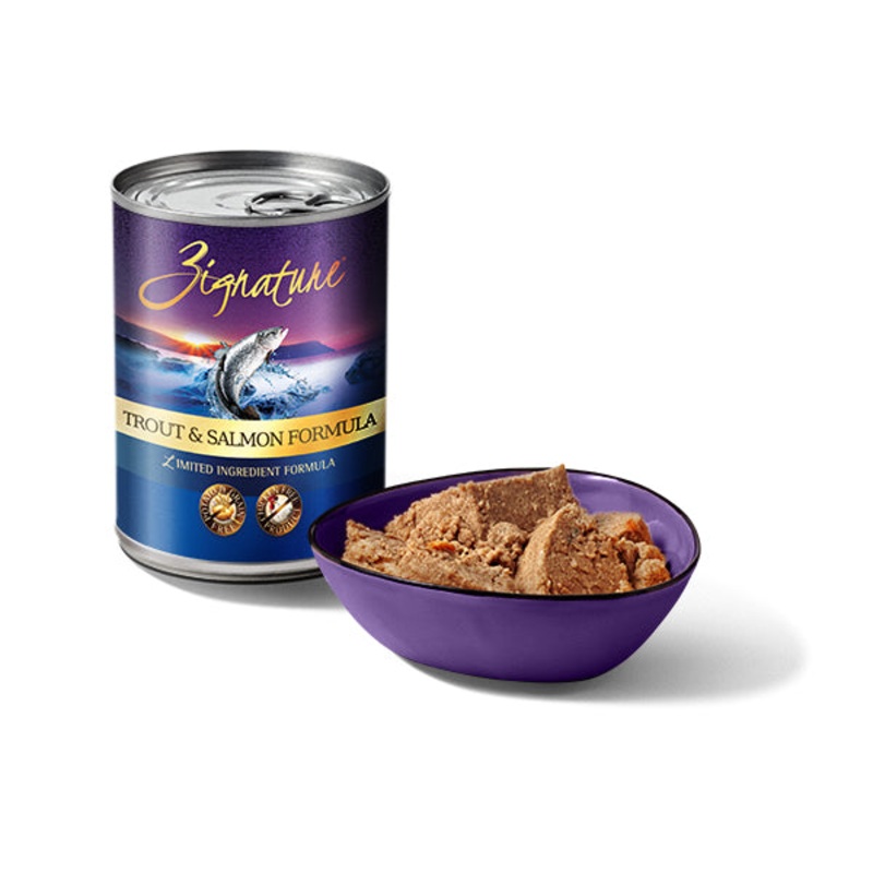 Zignature Wet Dog Food – Trout & Salmon -13oz