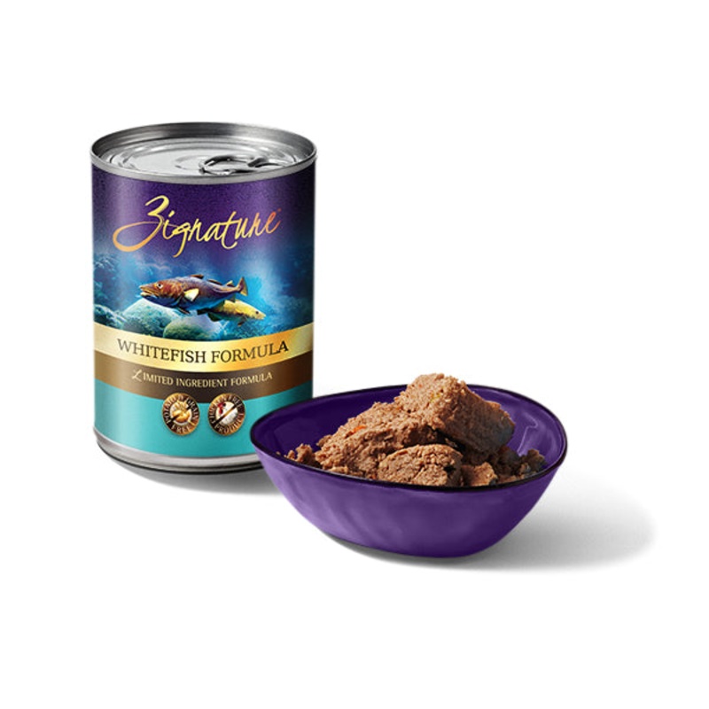 Zignature Wet Dog Food – Whitefish – 13oz