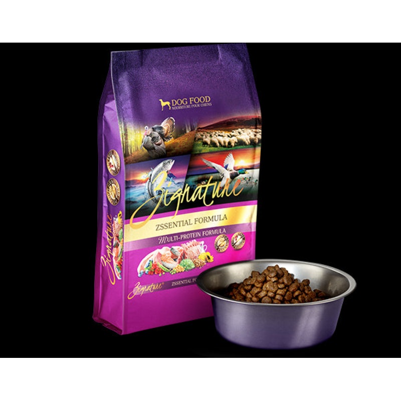 Zignature Zssential Formula Dry Dog Food – Multi-Protein – 4lb Bag