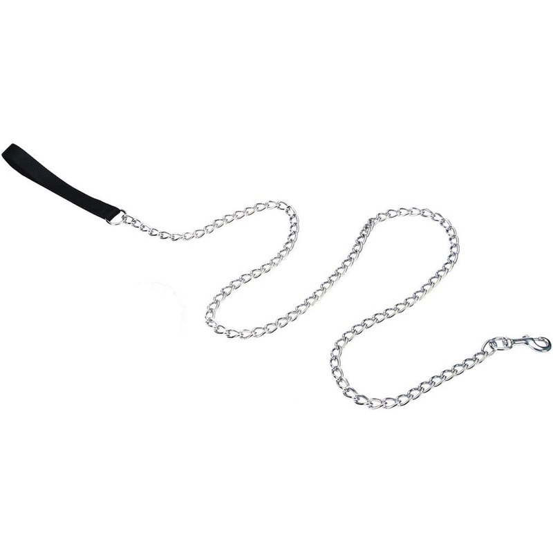 Coastal Drop Titan Chain Dog Leash with Nylon Handle 6′