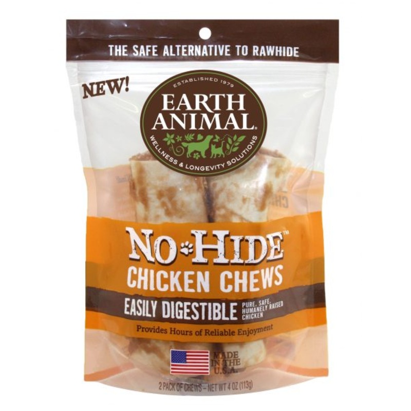 Earth Animal Chicken 4 Chews 2 Pack