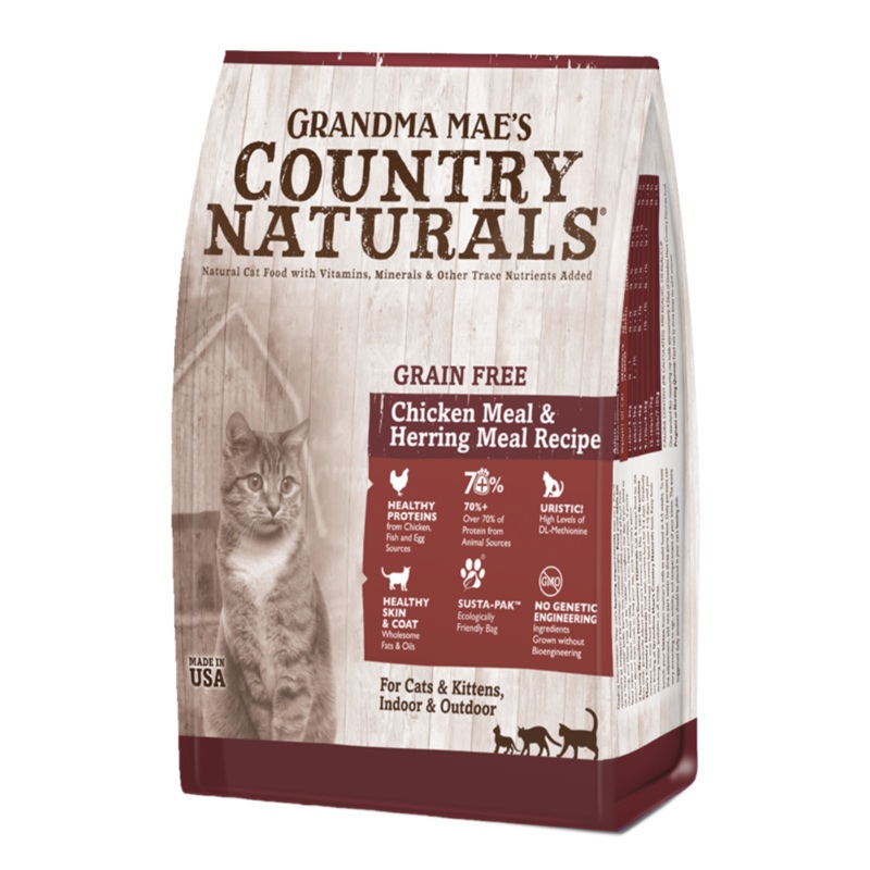 Grandma Mae’s Chicken & Herring Grain Free Dry Cat Food 3lb