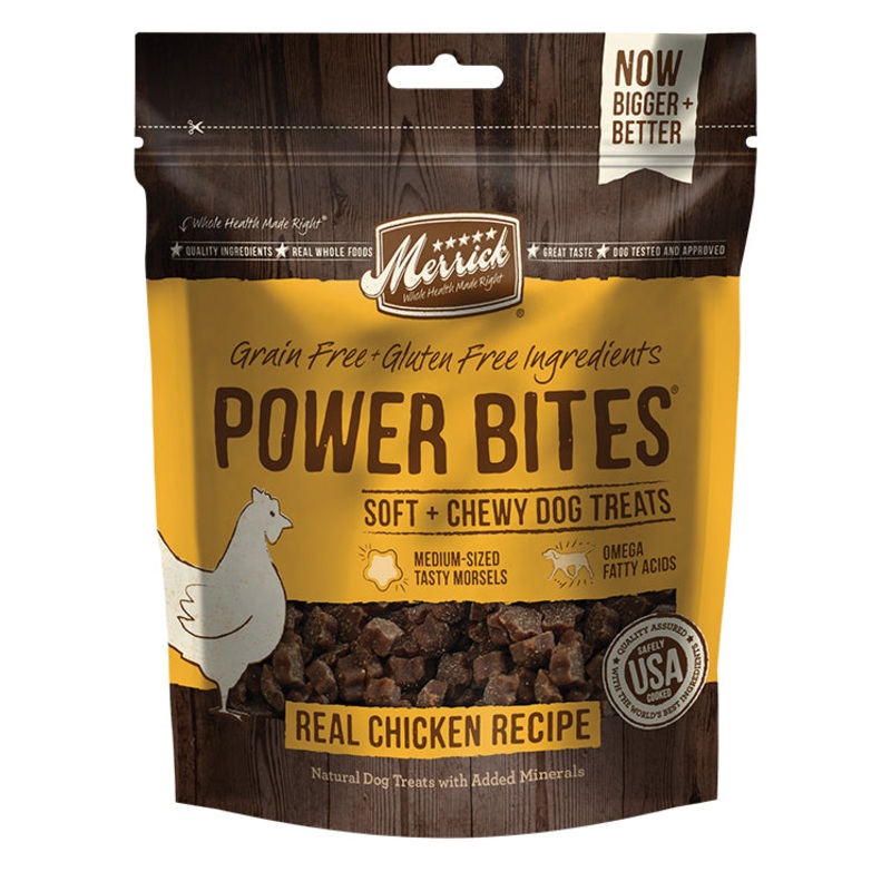 Merrick Chicken Recipe Power Bites 6oz