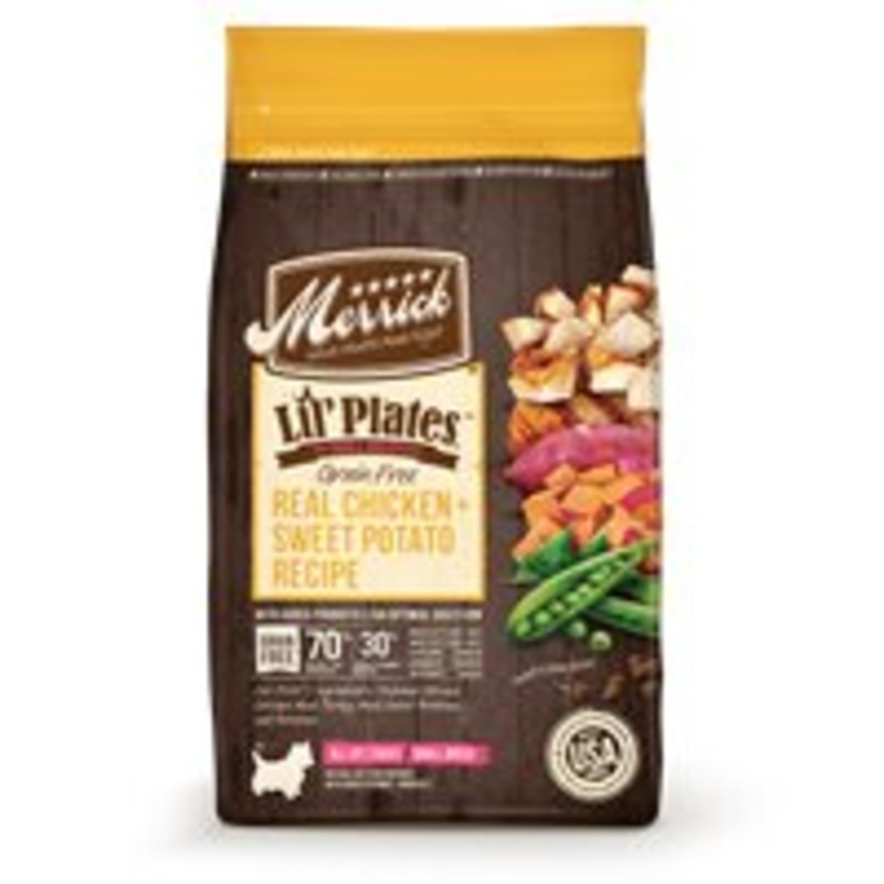 Merrick Lil Plates Chicken & Sweet Potato Recipe Dry Dog Food 4lb