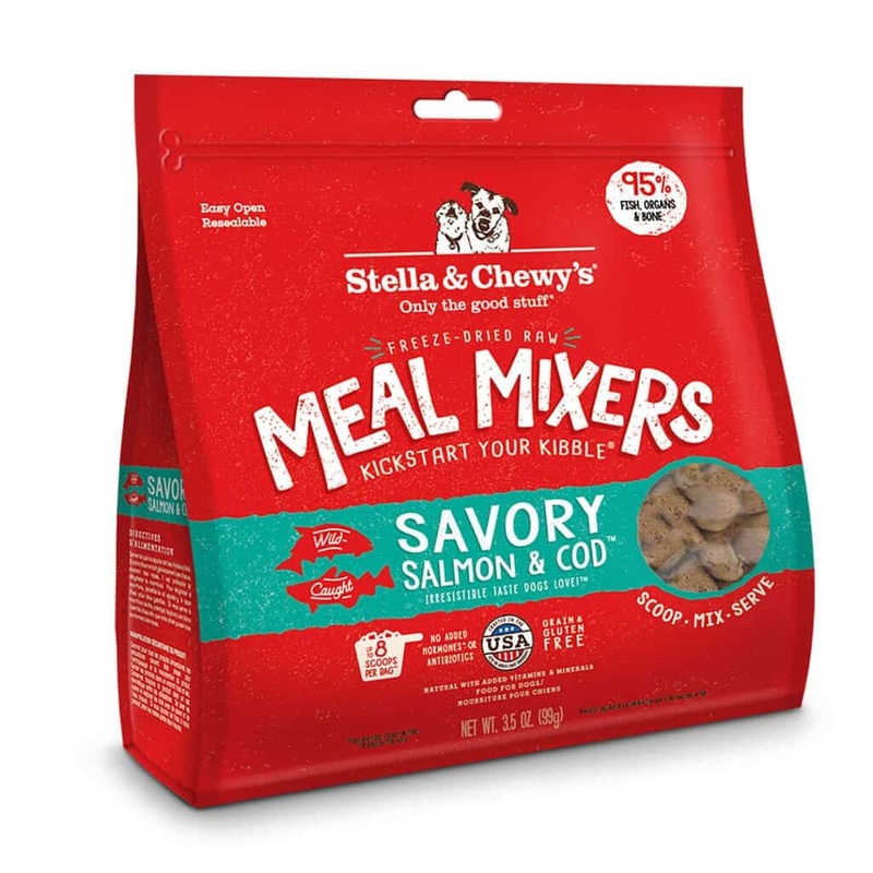 Stella & Chewy’s Savory Salmon & Cod Meal Mixers Dog Food 18oz