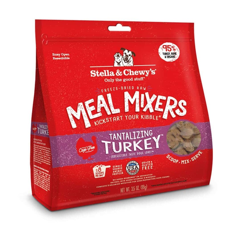Stella & Chewy’s Tantalizing Turkey Meal Mixers Dog Food 18oz