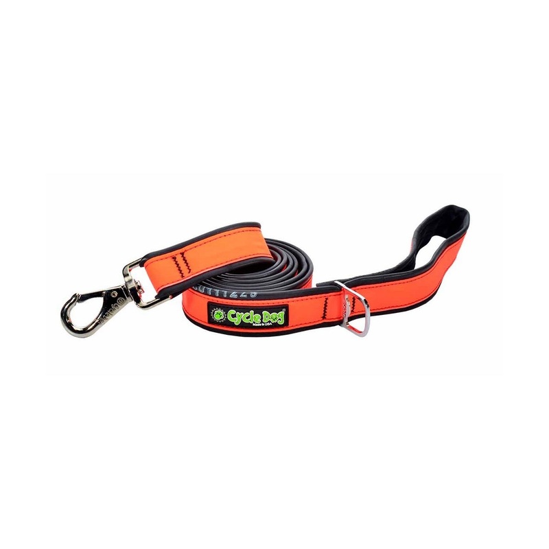 Cycle Dog Orange MAX Reflective Dog Leash 6′