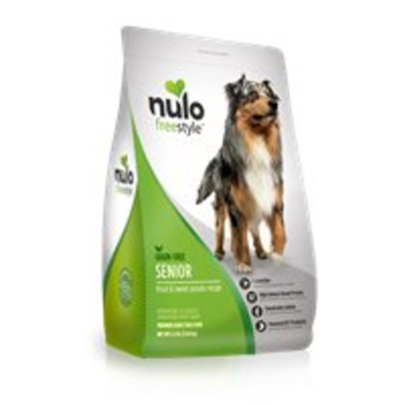 Nulo FreeStyle Grain Free Senior Dry Dog Food – Trout, 24lb Bag