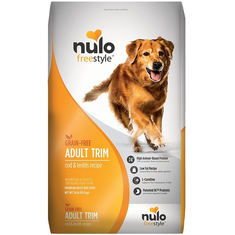 Nulo FreeStyle Trim Adult Dry Dog Food – Cod & Lentils, 24lb Bag