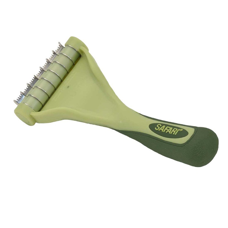Safari Shed Magic De-Shedding Tool for Cats with Short to Medium Hair