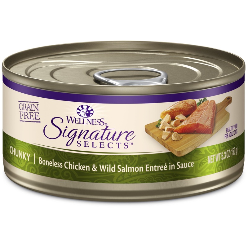 Wellness Signature Selects Chunky Chicken & Salmon 5.3oz