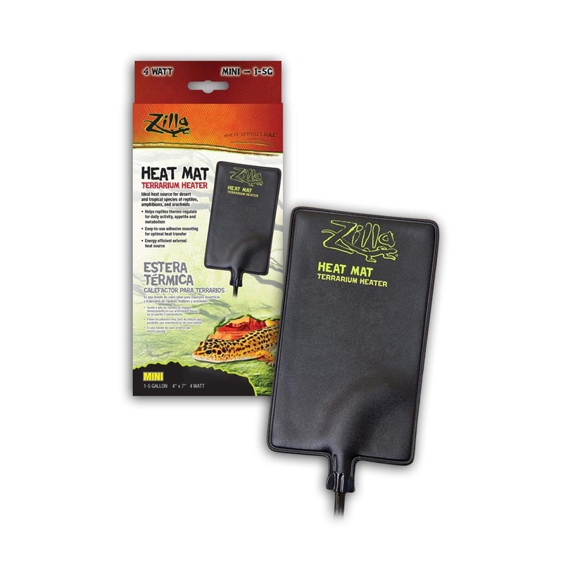 ZILLA Heat Mat Mini 1-5gal 4×7 4W