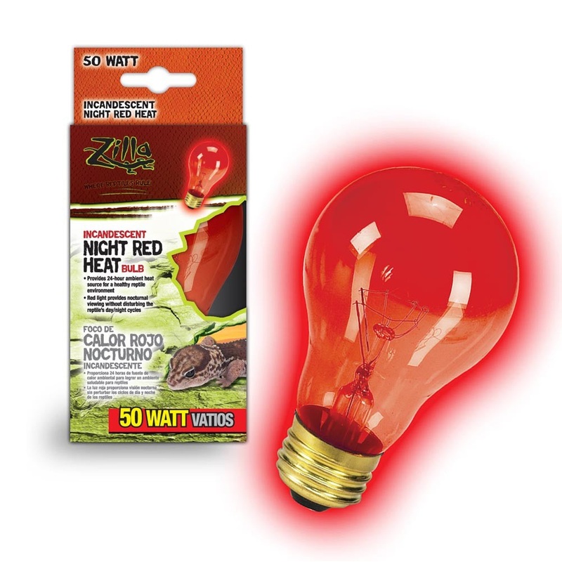 ZILLA Night Red Heat Incandescent Bulb 50W