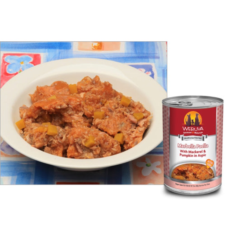 Weruva Marbella Paella with Mackerel and Pumpkin in Aspic 14oz