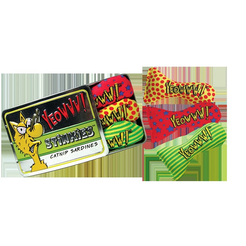 Yeowww! Catnip Stinkies Catnip Sardines with Stars